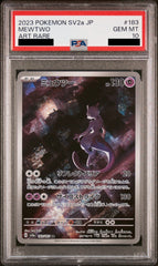 Mewtwo 183/165 AR PSA 10 - Pokémon 151 sv2a (JAP)