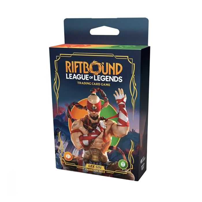 Riftbound League of Legends Trading Card Game Lee Sin Champion Deck