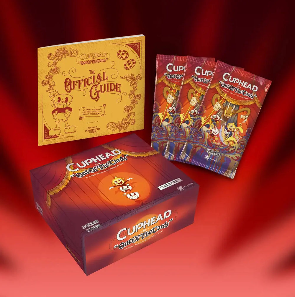 Cuphead - Out Of The Cards Box + Promo Card