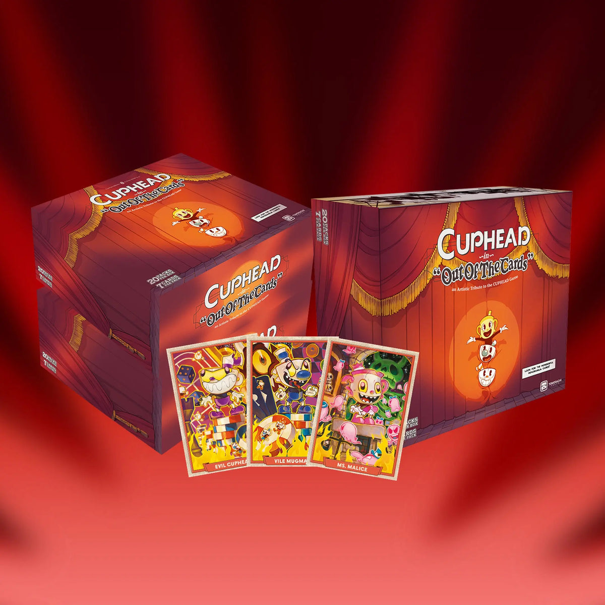 Cuphead - Out Of The Cards Box + Promo Card