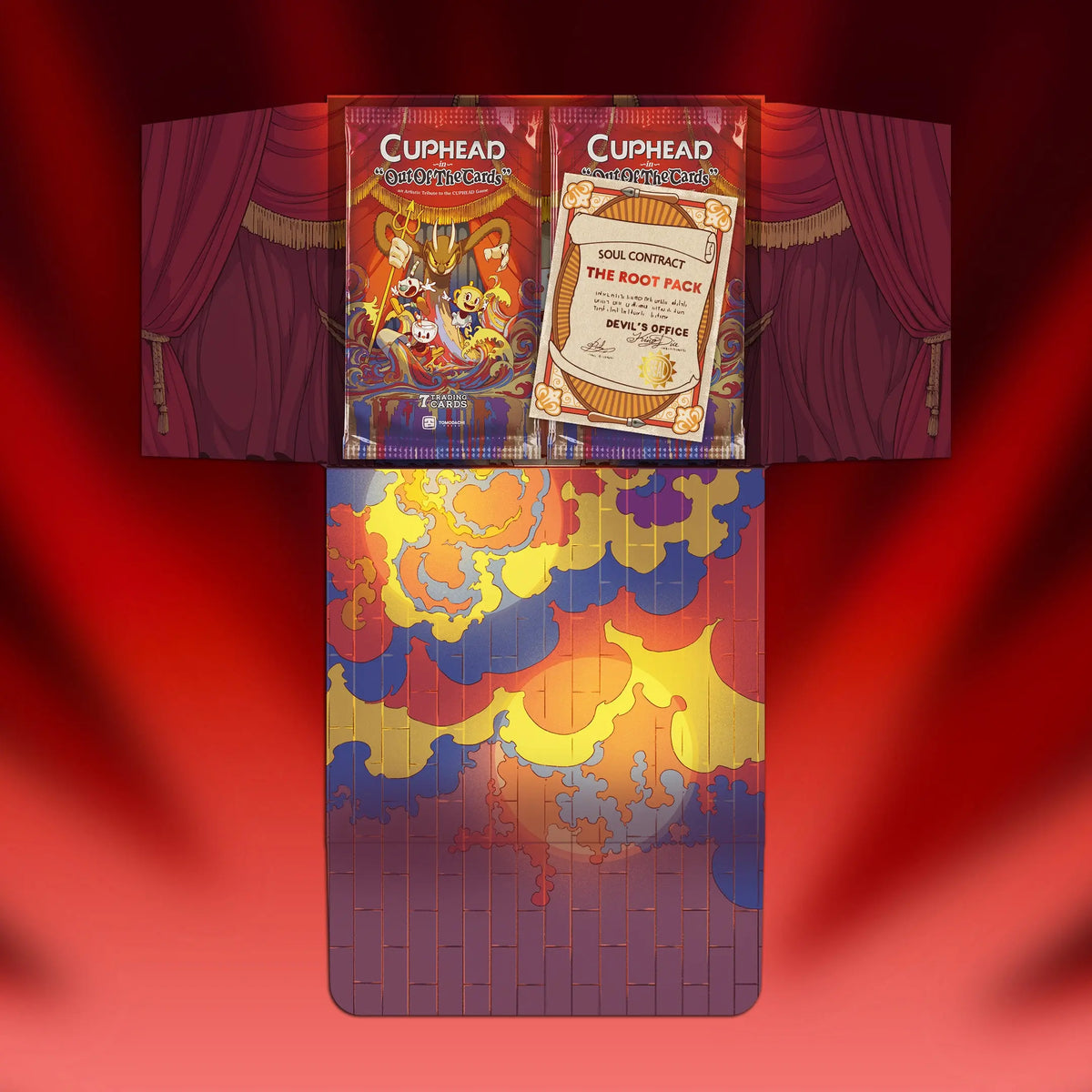 Cuphead - Out Of The Cards Box + Promo Card