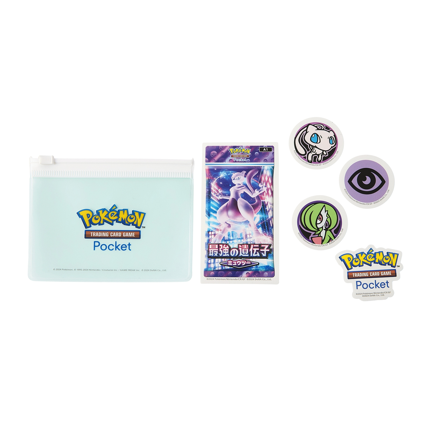 Pokemon Pocket - Astuccio con Stickers